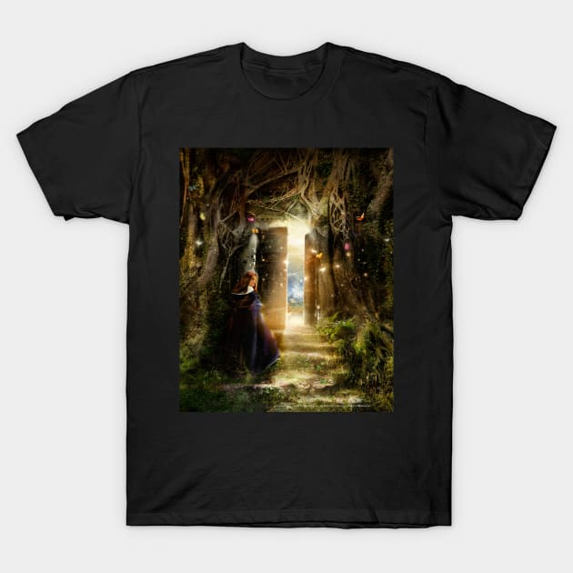 "A Knock at the Door" - Illustration T-Shirt by AngiandSilas